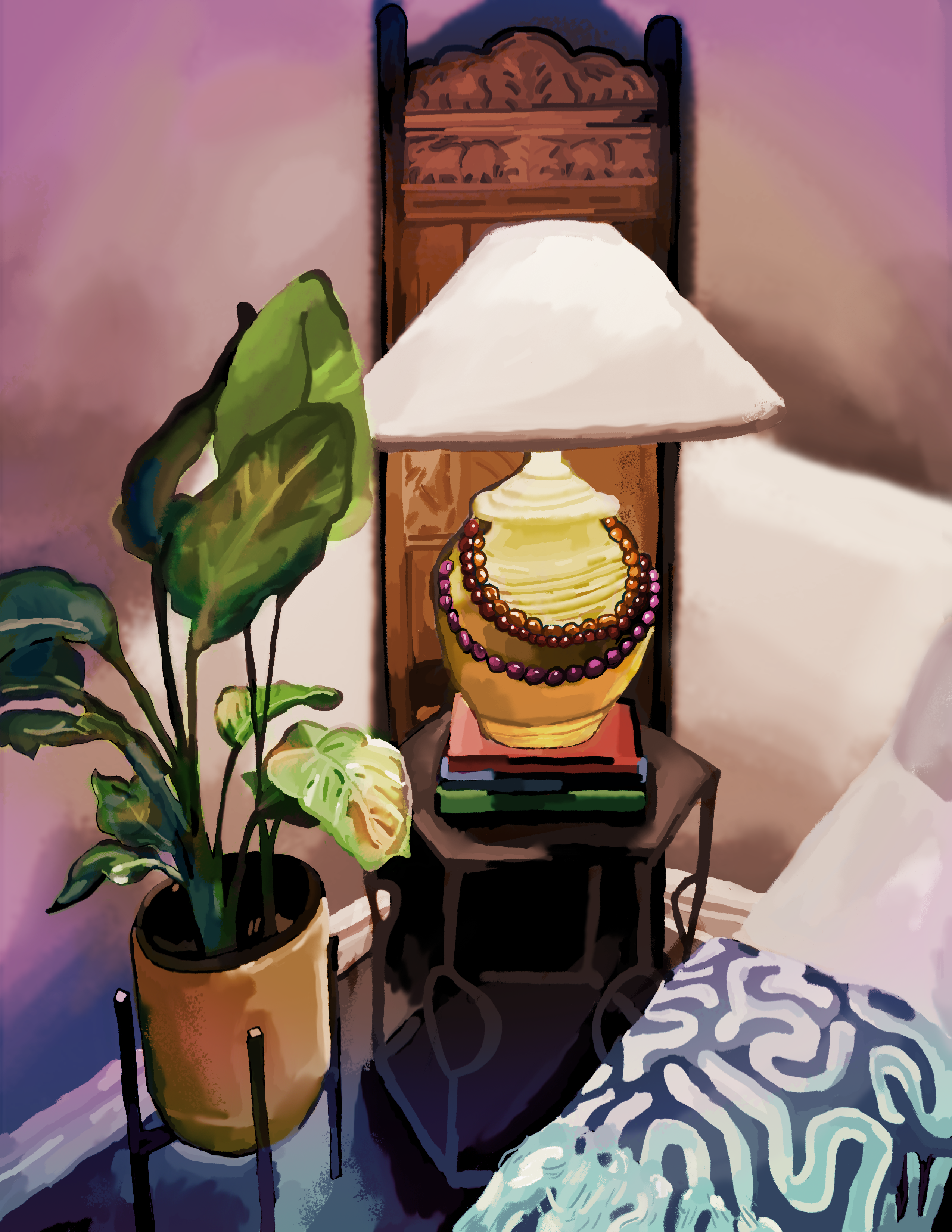 Painted Room Interior